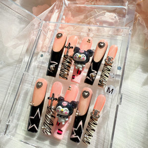 Kuromi Extra long square nail